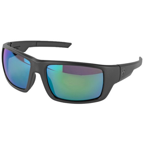 Magpul Industries, Apex Eyewear, Polarized, Black Frame, Violet Lens/Green Mirror - MAG1130-1-001-4050