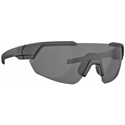 Magpul Industries, Defiant Eyewear, Polarized, Black Frame, Gray Lens - MAG1044-1-001-1100