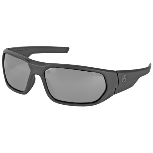 Magpul Industries, Radius Eyewear, Polarized, Black Frame, Gray Lens/Silver Mirror - MAG1145-1-001-1110