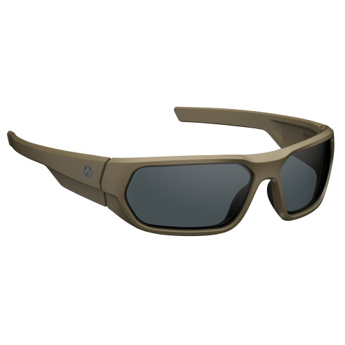 Magpul Industries, Radius, Glasses, Polarized, FDE Frame, Gray Lens, Polymer - MAG1145-1-245-1100