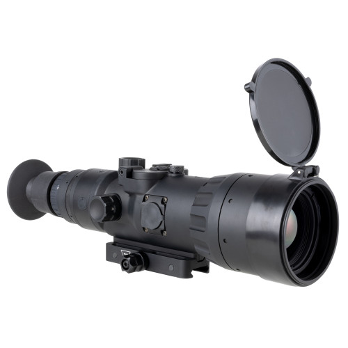 Trijicon Electro Optics, IR-Hunter, Type 3, Thermal Waepon Sight, 3X Optical Magnification, 1-8X Digital Zoom, 3-24X Combined Magnification, 60mm Objective, Multiple Reticles, 640x480 Pixels, Q-LOC Picatinny Rail Mount, Black - HUNTER-60-3