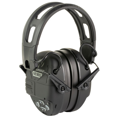 Walker's, Firemax, Bluetooth Electronic Earmuff, Black, Includes USB-C Charging Cable - GWP-DFM-BT