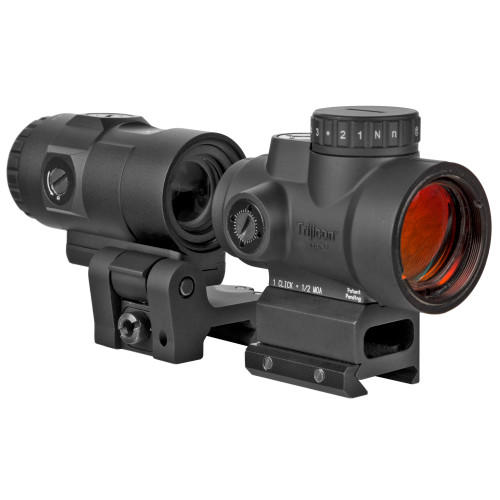 Trijicon, MRO HD, Red Dot, 1X25, Circle Dot Reticle, with 3X Magnifier Combo - Black - MRO-C-2200057 Trijicon, MRO HD, Red Dot, 1X25, Circle Dot Reticle, with 3X Magnifier Combo - Black - MRO-C-2200057