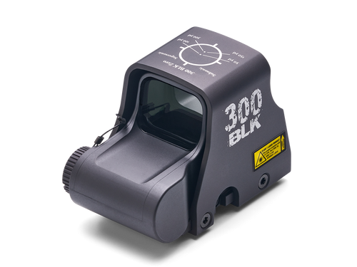 EOTech, HWS XPS2 Holographic Sight, Red 68 MOA Ring With 2 MOA Dots Reticle, .300 Blackout Ballastics on Hood, Black - XPS2-300