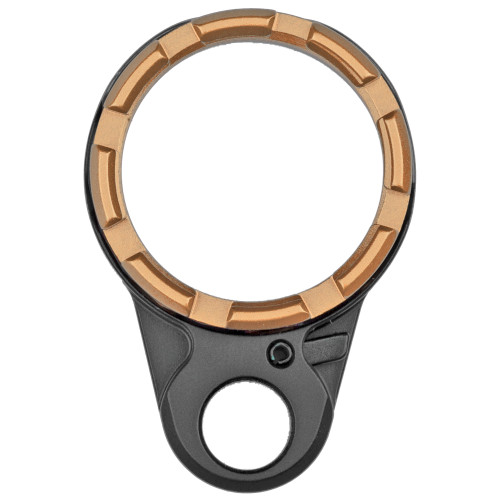 Fortis Manufacturing, Light Weight K2, Castle Nut and End Plate, Black and Flat Dark Earth, Anodized Finish - LE-BLK-K2-FDE