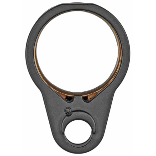 Fortis Manufacturing, Light Weight K2, Castle Nut and End Plate, Black and Flat Dark Earth, Anodized Finish - LE-BLK-K2-FDE