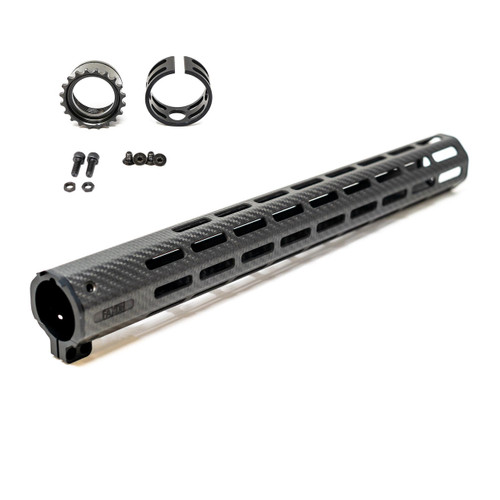 Faxon Firearms STREAMLINE CARBON, Carbon Fiber 17" M-LOK Handguard - FFHGMLOK17C1 Faxon Firearms STREAMLINE CARBON, Carbon Fiber 17" M-LOK Handguard - FFHGMLOK17C1