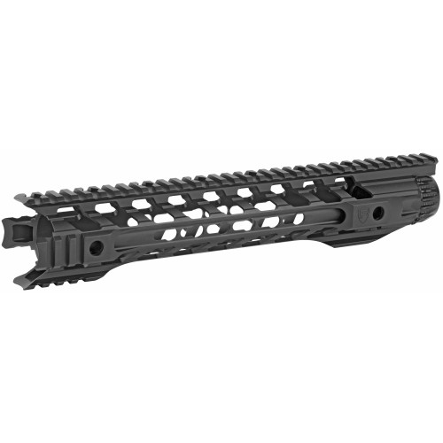 Fortis Manufacturing, Inc., Night Rail, 12.875" Free Float Handguard, KeyMod, Fits AR-15, Black - FORTNTR-12-KM