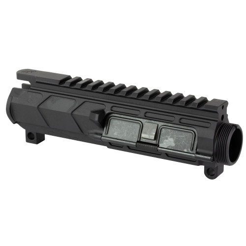 Bootleg AR-15 Billet Upper Receiver Assembly - Armored Black - BP-UR-1A
