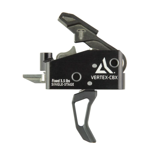 Radian Weapons, Vertex CBX Curved, Trigger, Black Trigger, Silver Hammer, Fits AR Rifles - R0927