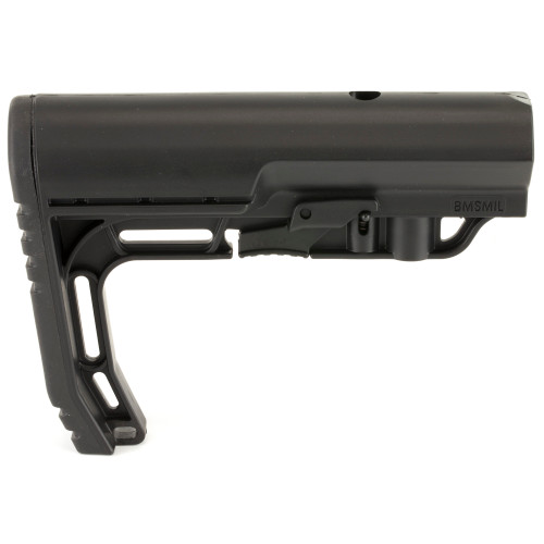 Mission First Tactical BATTLELINK Minimalist Milspec M4 Collapsible Stock, Black Finish - BMSMIL Mission First Tactical BATTLELINK Minimalist Milspec M4 Collapsible Stock, Black Finish - BMSMIL