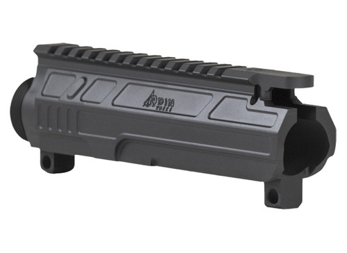 Odin Works, Billet Upper Receiver, Fits AR15, No Forward Assist, Includes Dust Cover, Black Finish - UPPER-BILLET-ODIN-1 Odin Works, Billet Upper Receiver, Fits AR15, No Forward Assist, Includes Dust Cover, Black Finish - UPPER-BILLET-ODIN-1