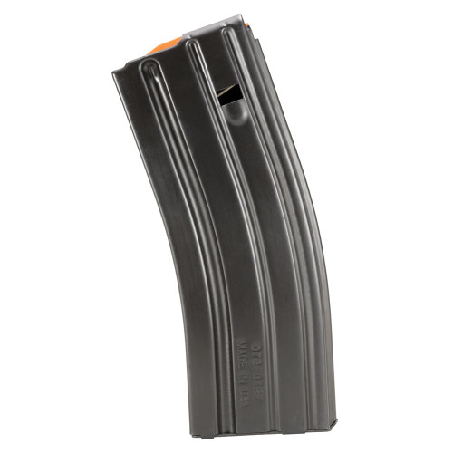 DURAMAG, 223 Rem/556NATO, 30rd Magazine, Black, Stainless Steel, Orange Anti-Tilt AGF Follower - 3023041178CPD DURAMAG, 223 Rem/556NATO, 30rd Magazine, Black, Stainless Steel, Orange Anti-Tilt AGF Follower - 3023041178CPD