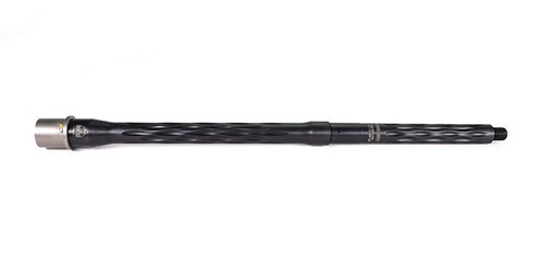 Faxon Match Series- 16" Flame Fluted, .223 Wylde, Mid-Length, 416R, Nitride, 5R, Nickel Teflon Extension - 15BW8M16LMQ-5R-NP3