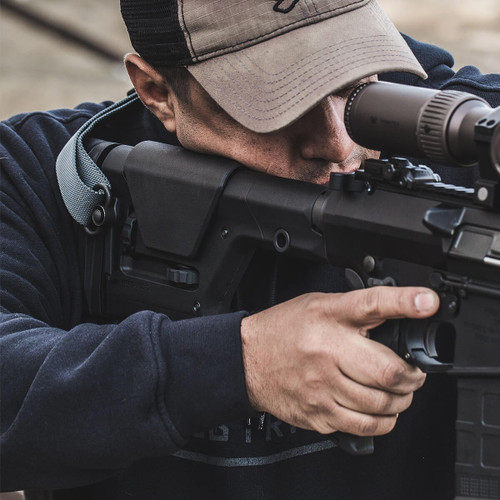 Magpul Industries, PRS GEN3 Precision-Adjustable Stock, Fully Adjustable, Fits AR-15/AR-10, Black - MAG672-BLK Magpul Industries, PRS GEN3 Precision-Adjustable Stock, Fully Adjustable, Fits AR-15/AR-10, Black - MAG672-BLK
