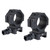 Trijicon, Scope Rings, 35mm High, Q-LOC, Fits Picatinny, Anodized Finish, Black - AC22074