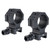 Trijicon, Scope Rings, 35mm Extra High, Q-LOC, Fits Picatinny, Anodized Finish, Black - AC22075