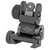 YHM, Flip Rear Sight, Steel, fits Picatinny, Matte Black - YHM-9680