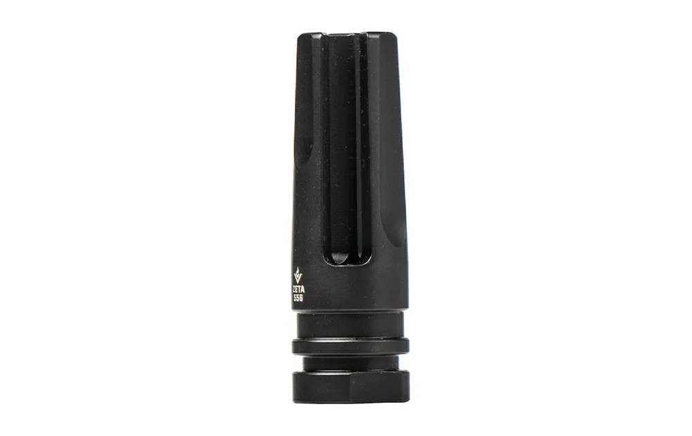 VG6 ZETA 556 Flash Hider, Black Nitride 1/2x28 TPI - Aerospace Arms