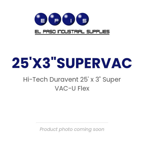 25'X3"SUPERVAC Hi-Tech Duravent 25' x 3" Super VAC-U Flex