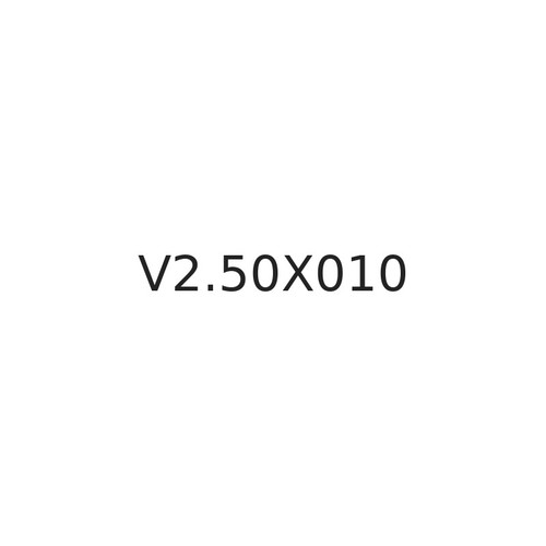 V2.50X010 O Ring 2.5 mm CS Brown V 100 pcs Pkg (Black Color)