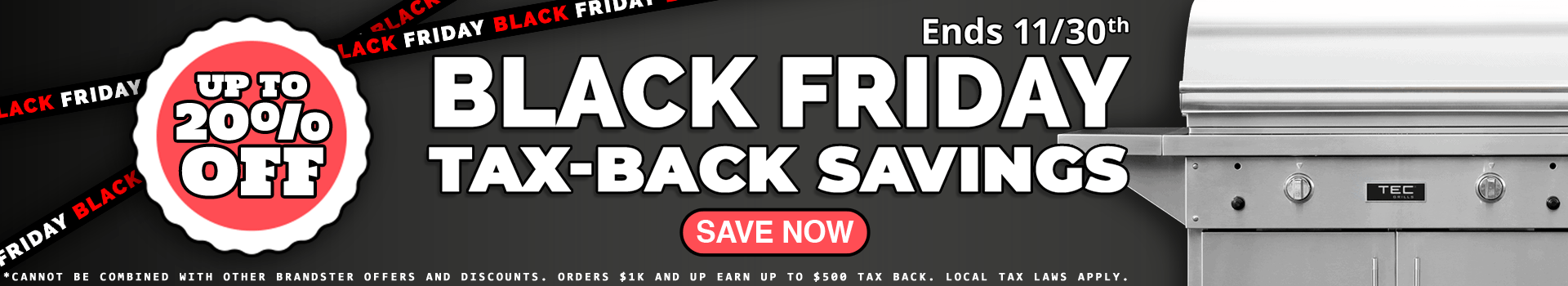 Black Friday Tax Back Sale