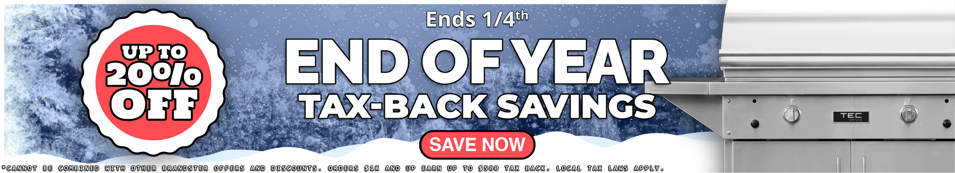 End of Year Tax Back Sale