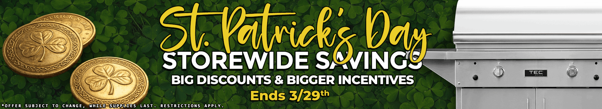 Saint Patrick's Day Sale