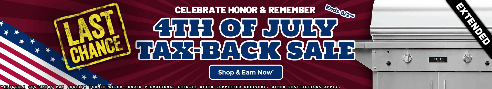 4th of July Tax Back Sale