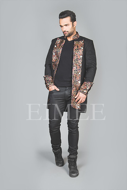 Men's Gothic Steampunk Jacket HARRING with unique aesthetic