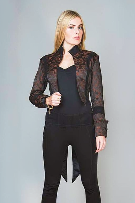 Eimee Ladies VIVIAN Victorian Tailcoat full front view