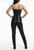 Full Grain Leather Women's Soft Supple Nappa Trendy Trousers TRZIP