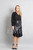 Gorgeous Real Leather Skirt With Wool Panels LEENI  side