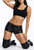 Women's leather piece by eimee, front view