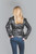 Women's Leather Jacket Wrap Around RALMAIN back