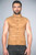 men’s steampunk military waistcoat vest SANDRO front view
