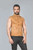 man wearing steampunk military waistcoat vest with casual outfit