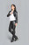 Ladies Soft Leather Waistcoat Steampunk Bolero SAMERO front view