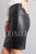 Full Grain Leather Sheath Office Skirt CHANI  side