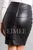 Full Grain Leather Sheath Office Skirt CHANI  back