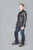 EDWARD Leather Jacket Gents Top in black - side view.