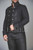 Black Cotton Mens Embroidered Outfit Vintage Wedding AREBB