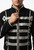Men's black cotton jacket by eimee, front view