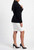 Women's velvet tailcoat – detail of stitching and finish