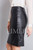 Full Grain Leather Pencil Skirt OREEN side