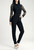 Elegant Women's Jumpsuit Playsuit Catsuit All in One Dress with Mesh Arms Alle Black