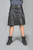 Men's Full Grain Leather Gladiator Kilt - Front view