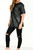 Women's Leather T-Shirt Perforated - side