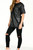 Women's Leather T-Shirt Perforated - side