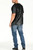 Leather T-Shirt For Men - back